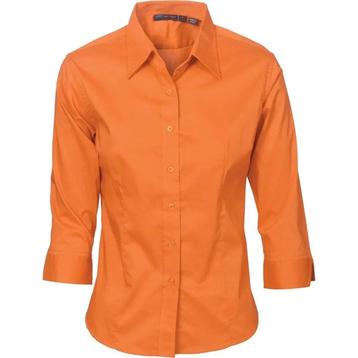 Dnc Workwear Women's Premier Stretch Poplin 3/4 Sleeve Business Shirt - 4232
